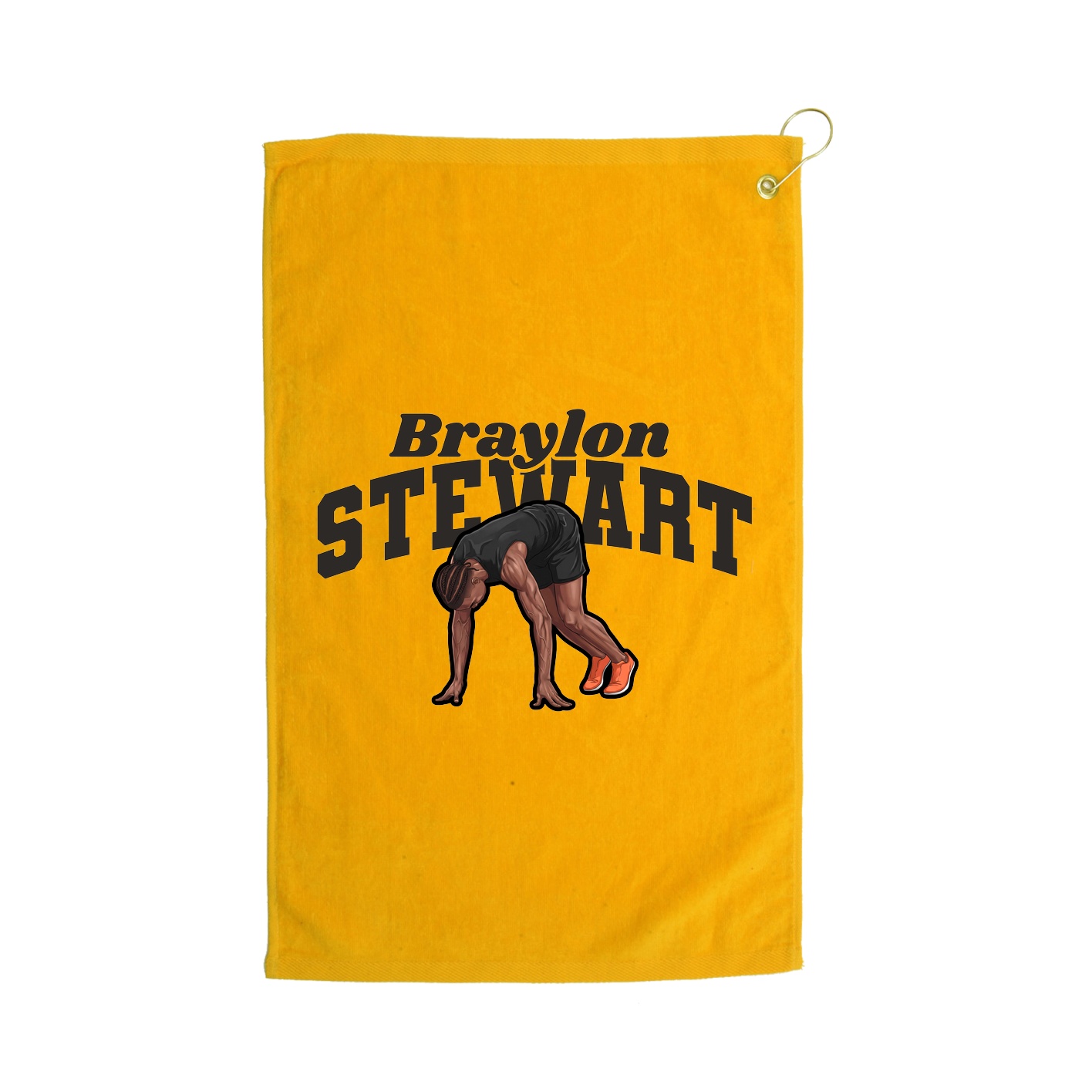 Golf Towel — Signature Arch in Gold