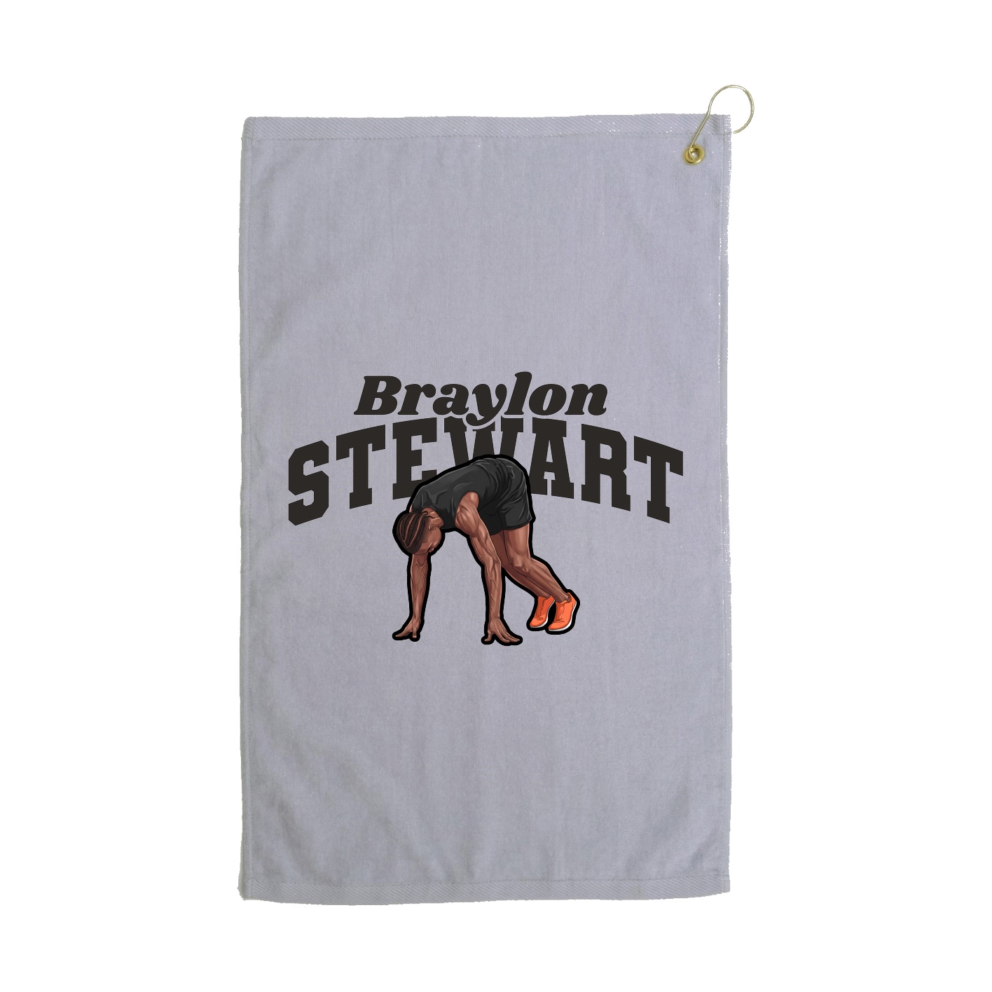 Golf Towel — Signature Arch in Grey