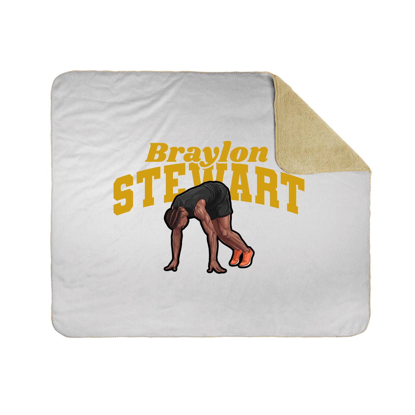 Throw Blanket — Signature Arch in White