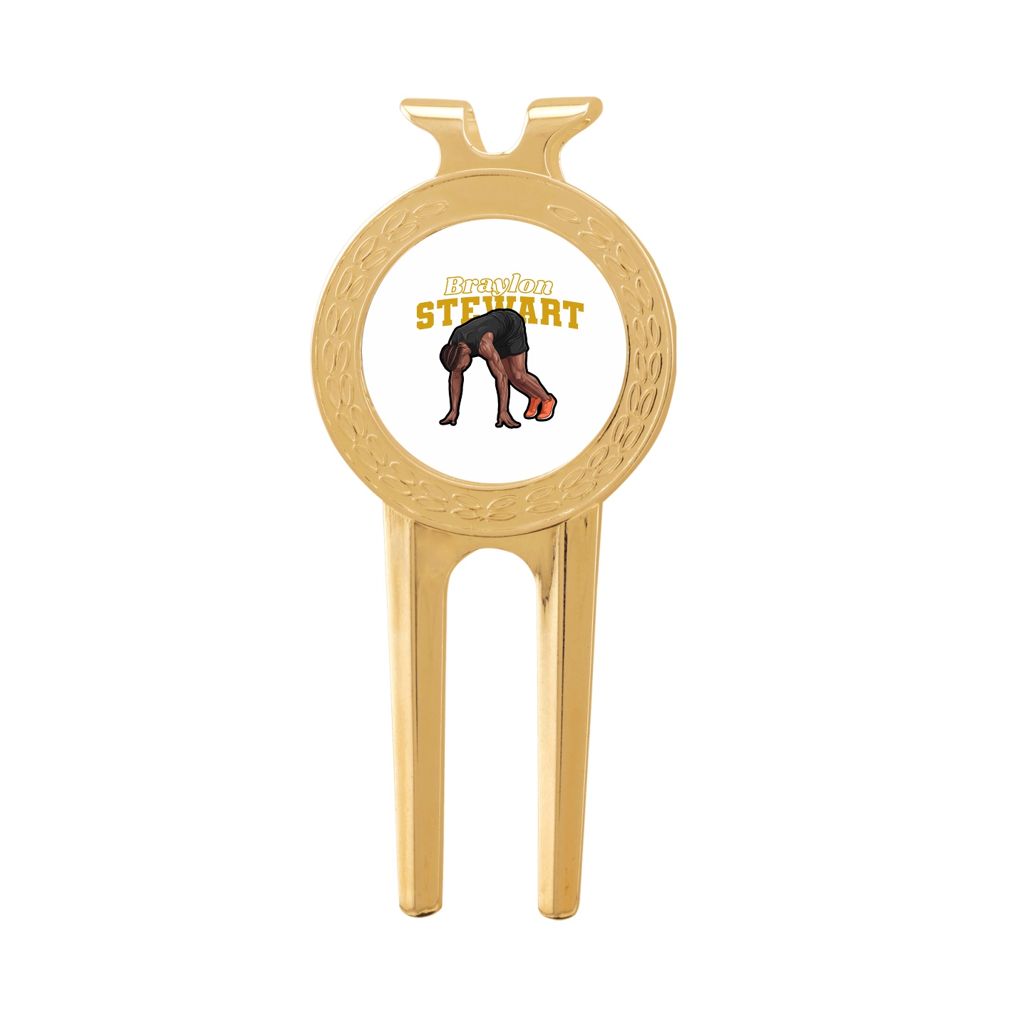 Divot Tool with Ball Marker — Name Arch in Classic