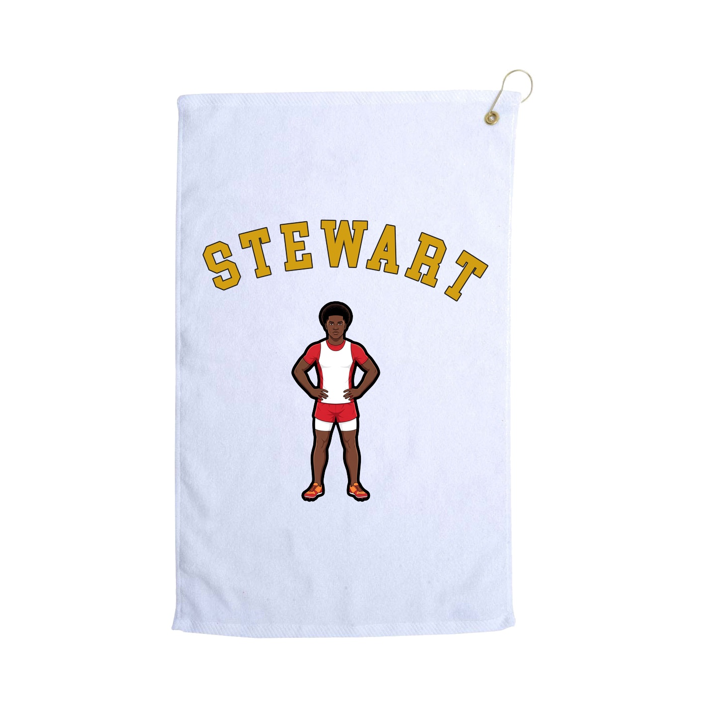 Golf Towel — Shirsey Arch in White