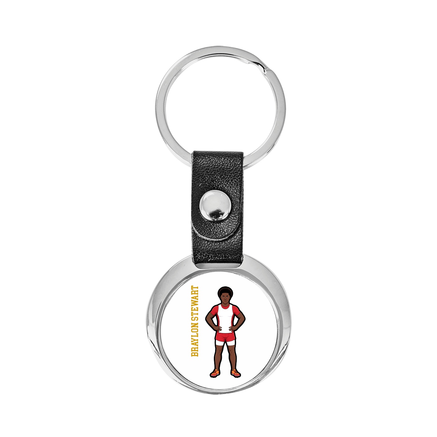 Key Chain — Name Vertical in Classic