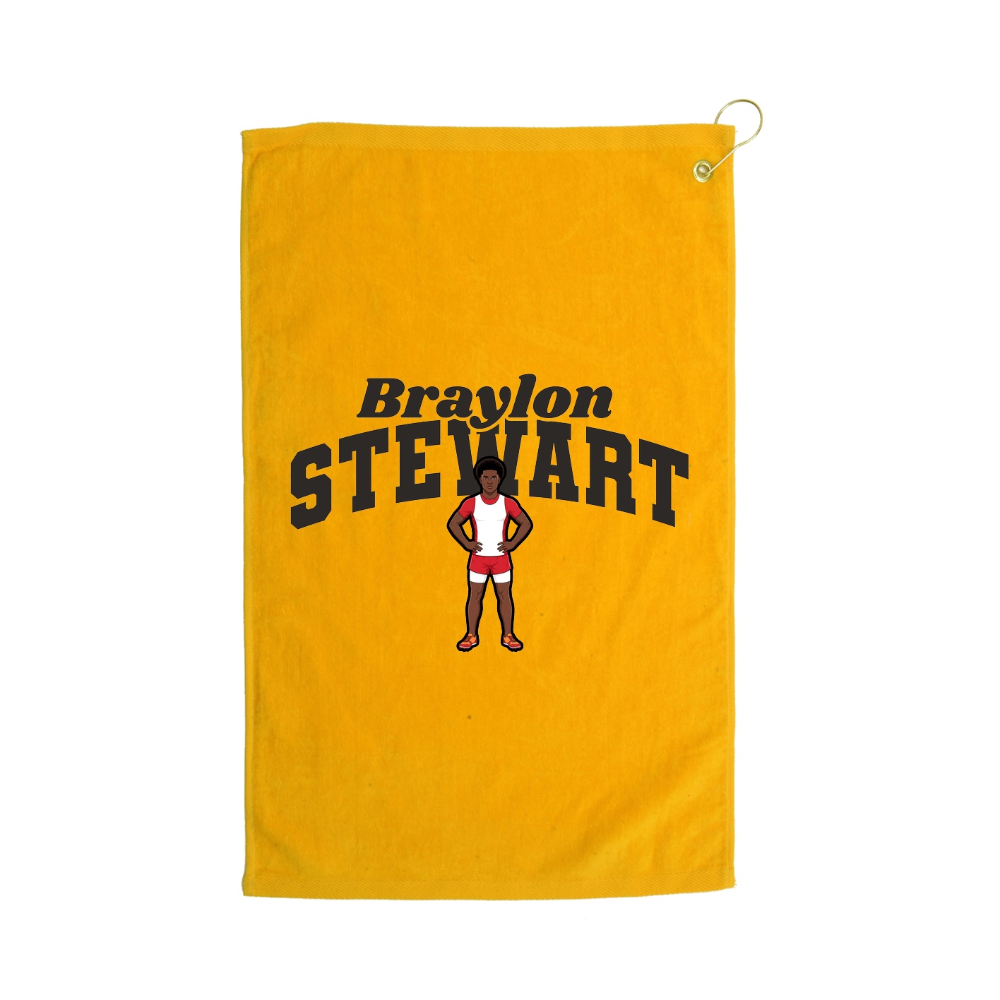 Golf Towel — Signature Arch in Gold
