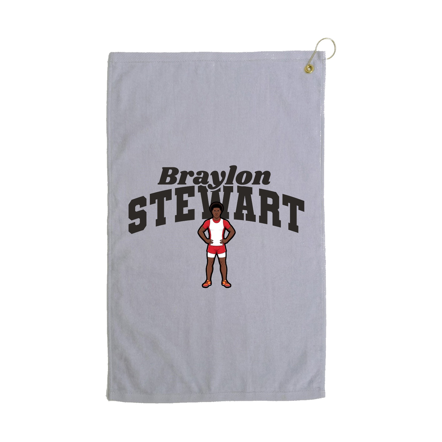 Golf Towel — Signature Arch in Grey