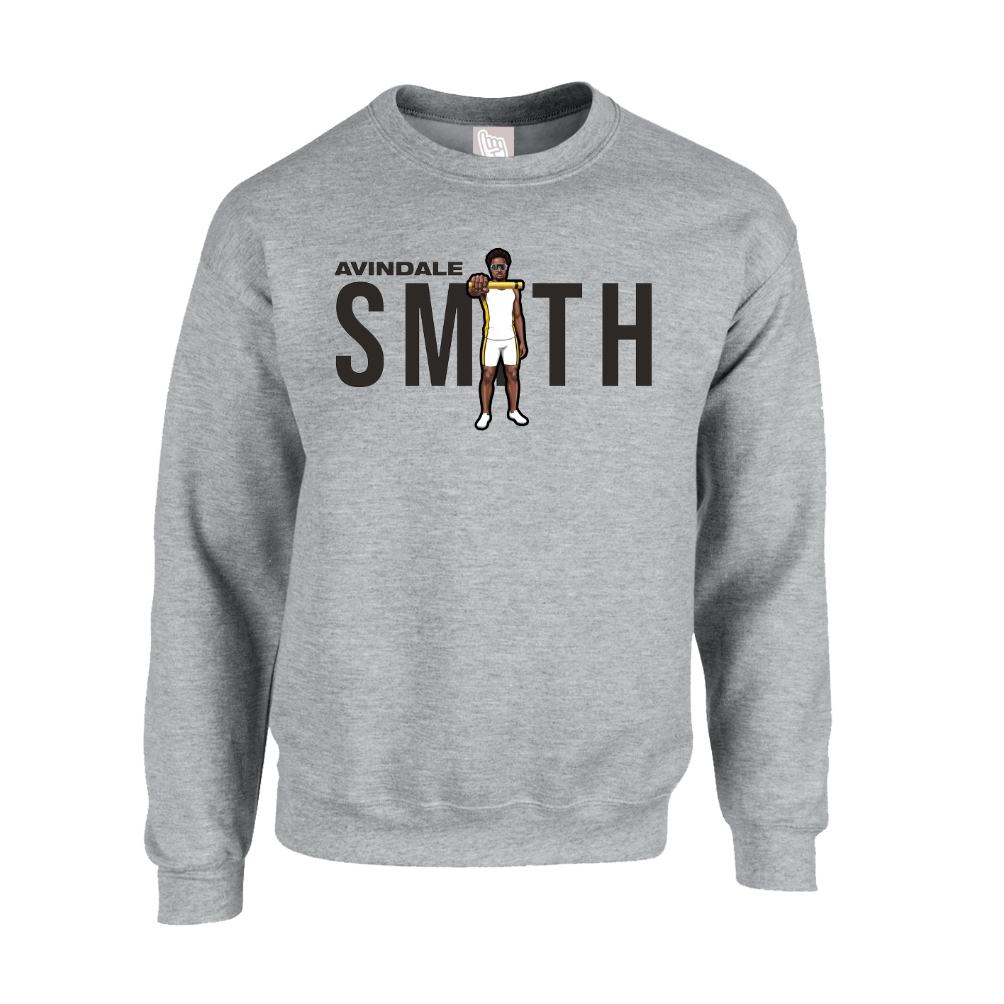 Fleece Crew — Player Name in Grey