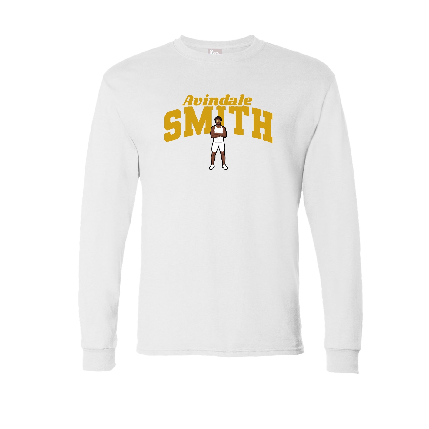Long Sleeve Tee — Signature Arch in White