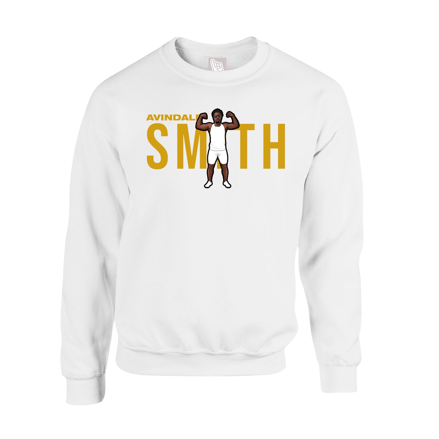 Fleece Crew — Player Name in White
