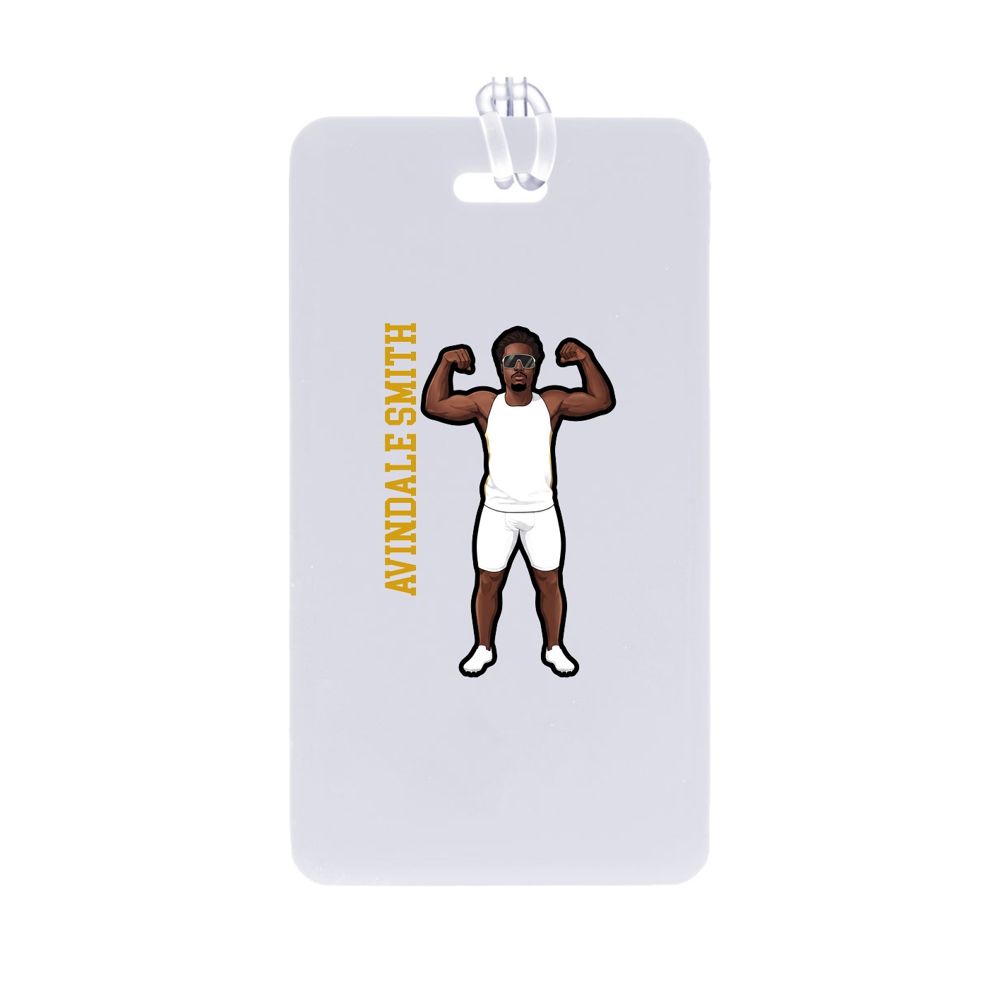 Bag Tag — Name Vertical in Classic