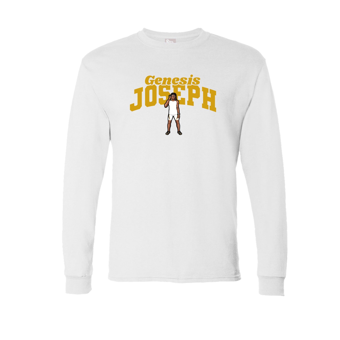 Long Sleeve Tee — Signature Arch in White