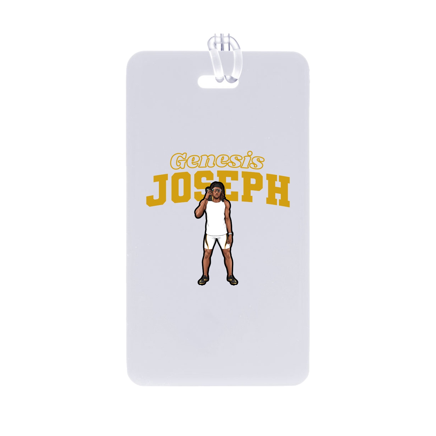 Bag Tag — Name Arch in Classic