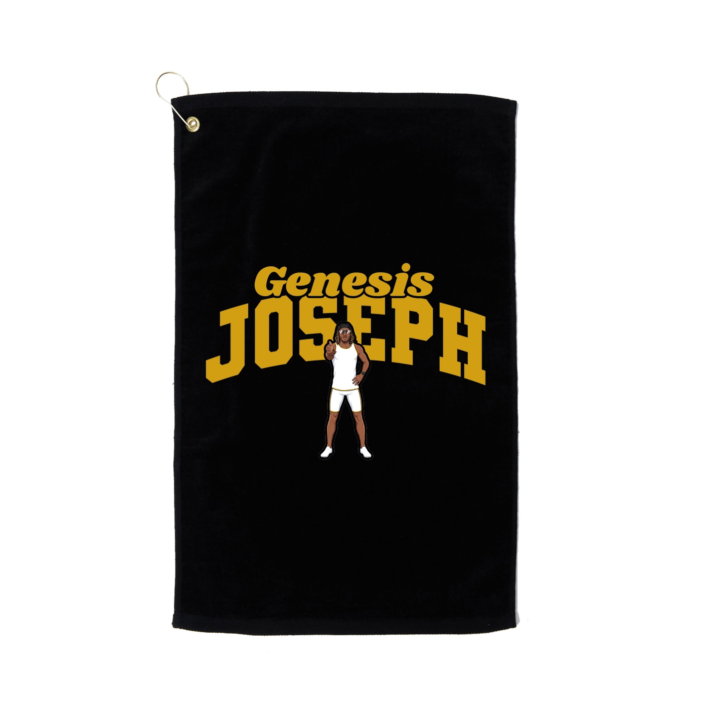 Golf Towel — Signature Arch in Black