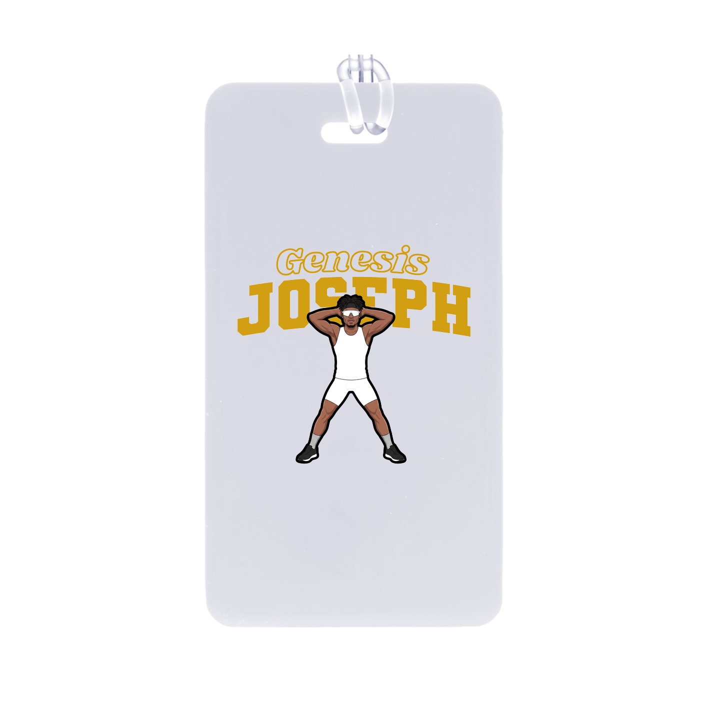 Bag Tag — Name Arch in Classic