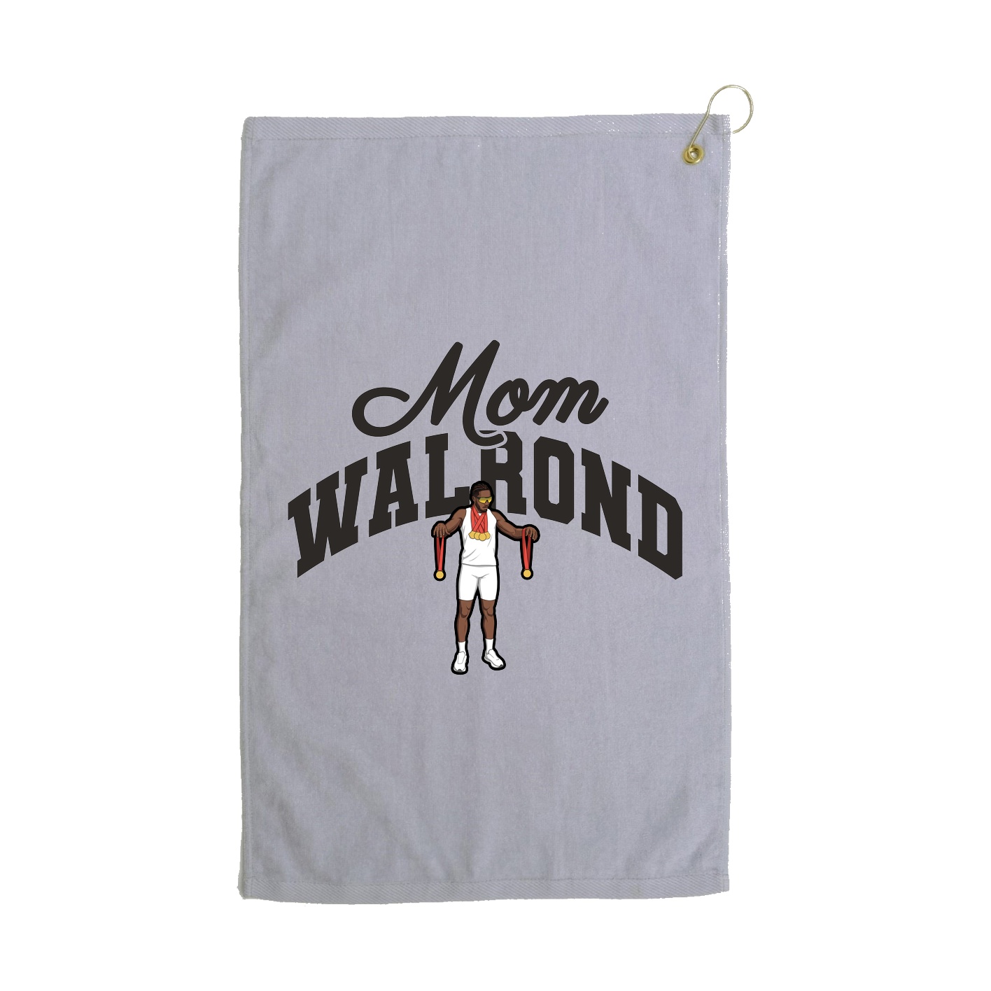 Golf Towel — Mothers Day Arch in Grey