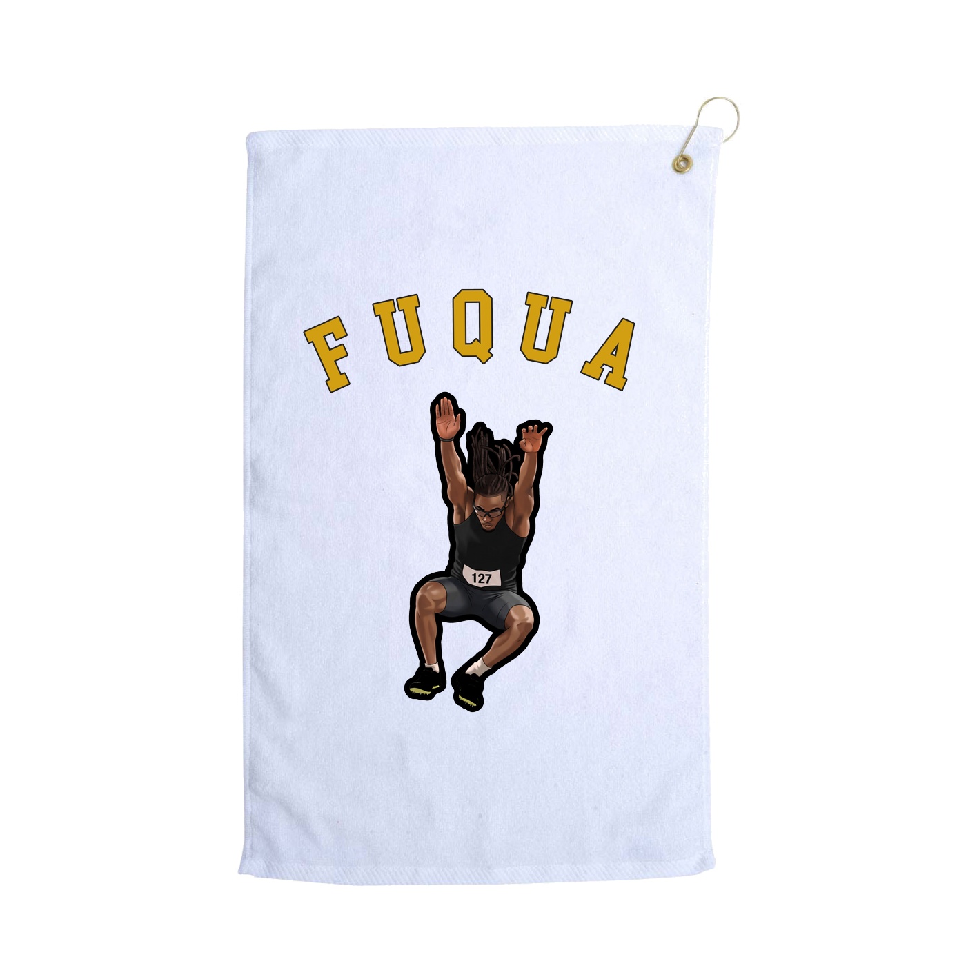 Golf Towel — Shirsey Arch in White