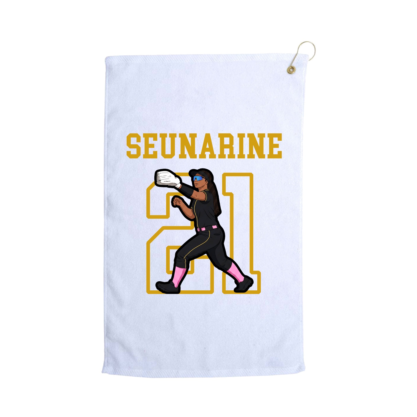 Golf Towel — Shirsey in White