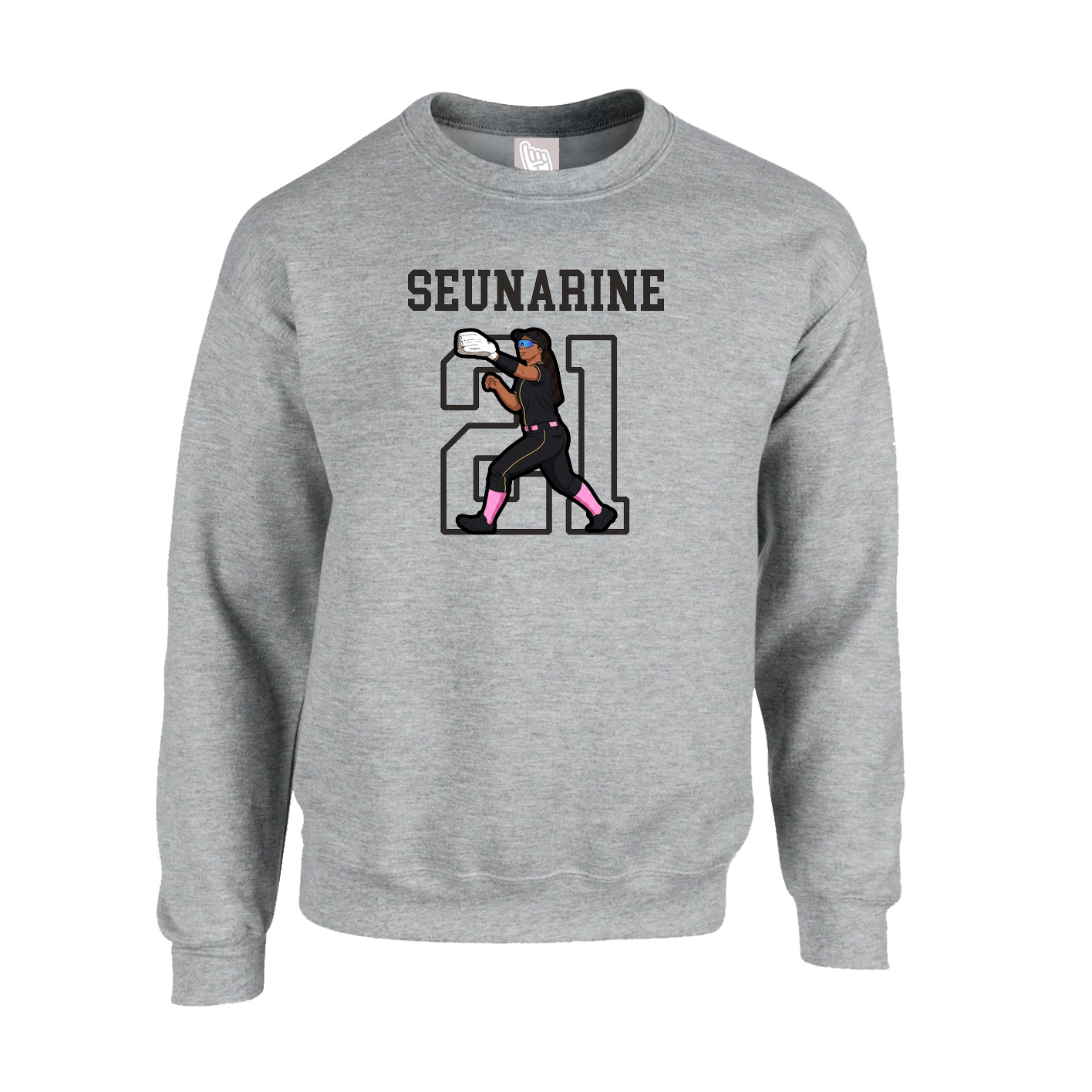 Fleece Crew — Shirsey in Grey