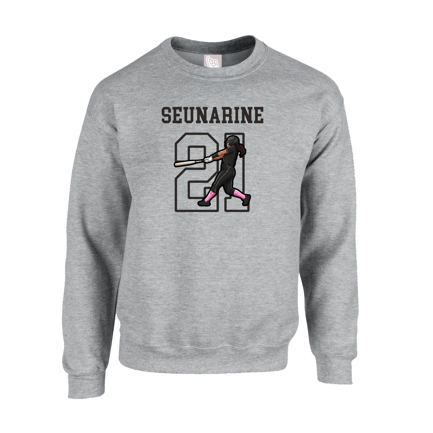Fleece Crew — Shirsey in Grey