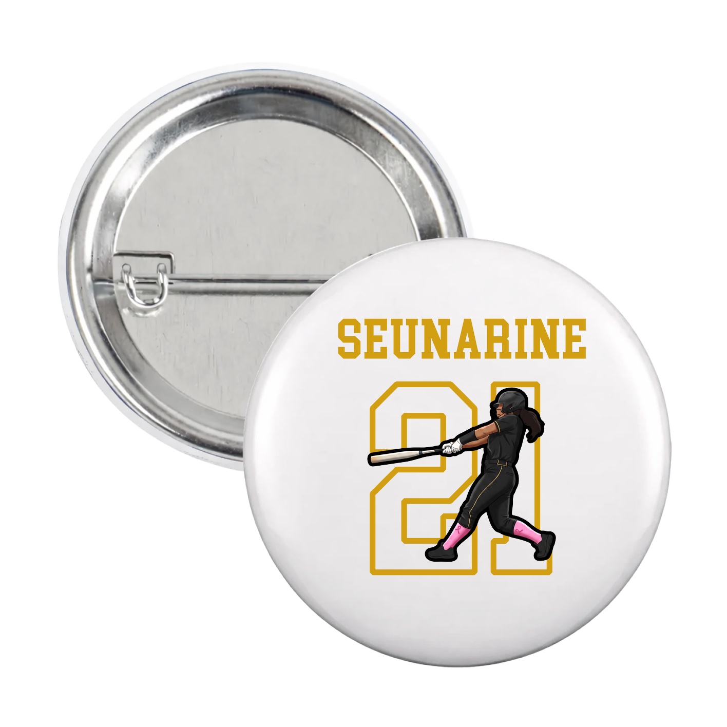 Game Day Button — Shirsey in White