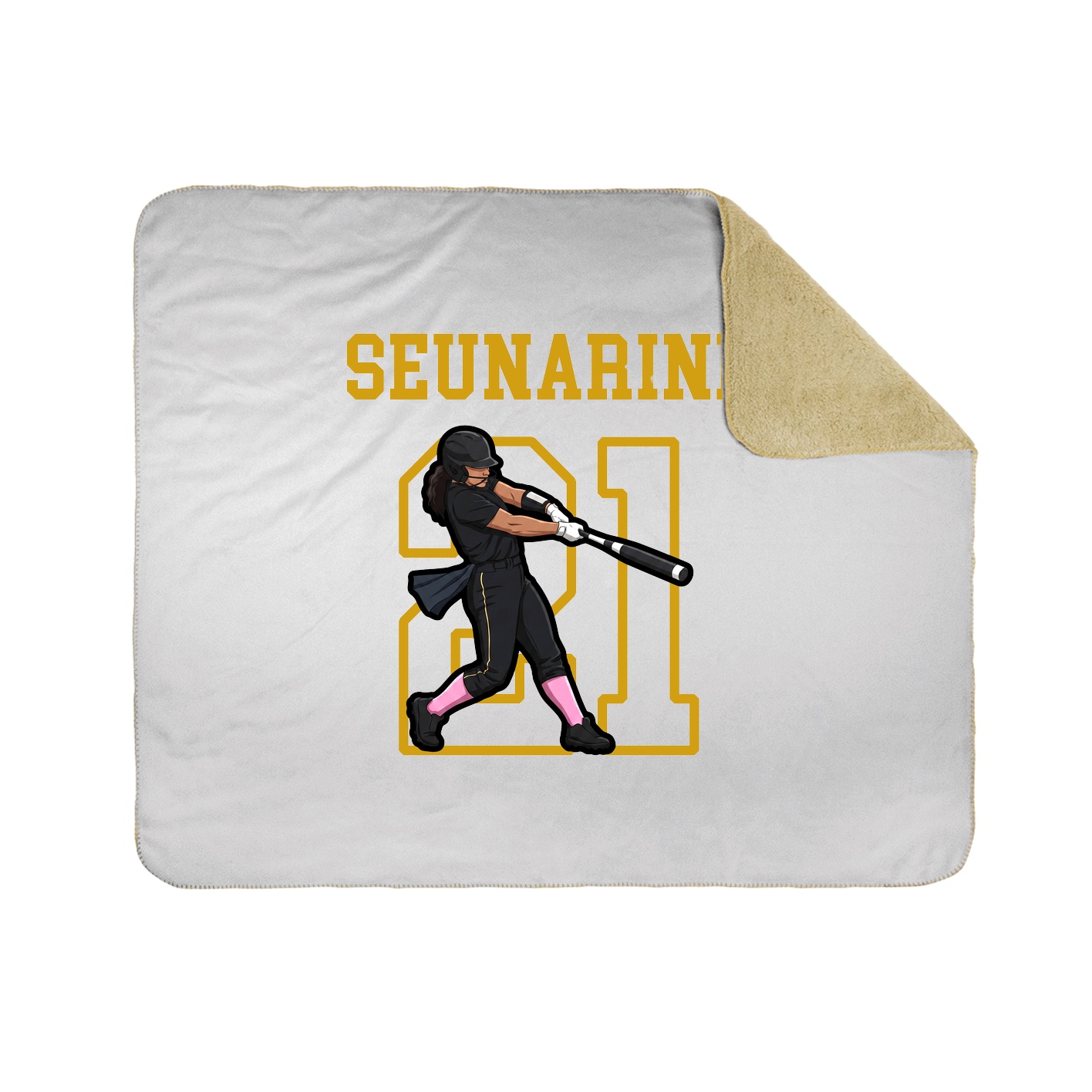 Throw Blanket — Shirsey in White