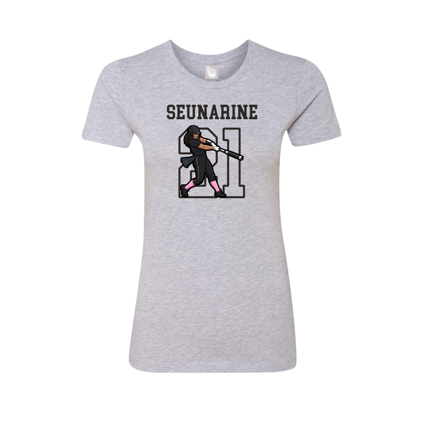 Fitted Women's Tee — Shirsey in Grey