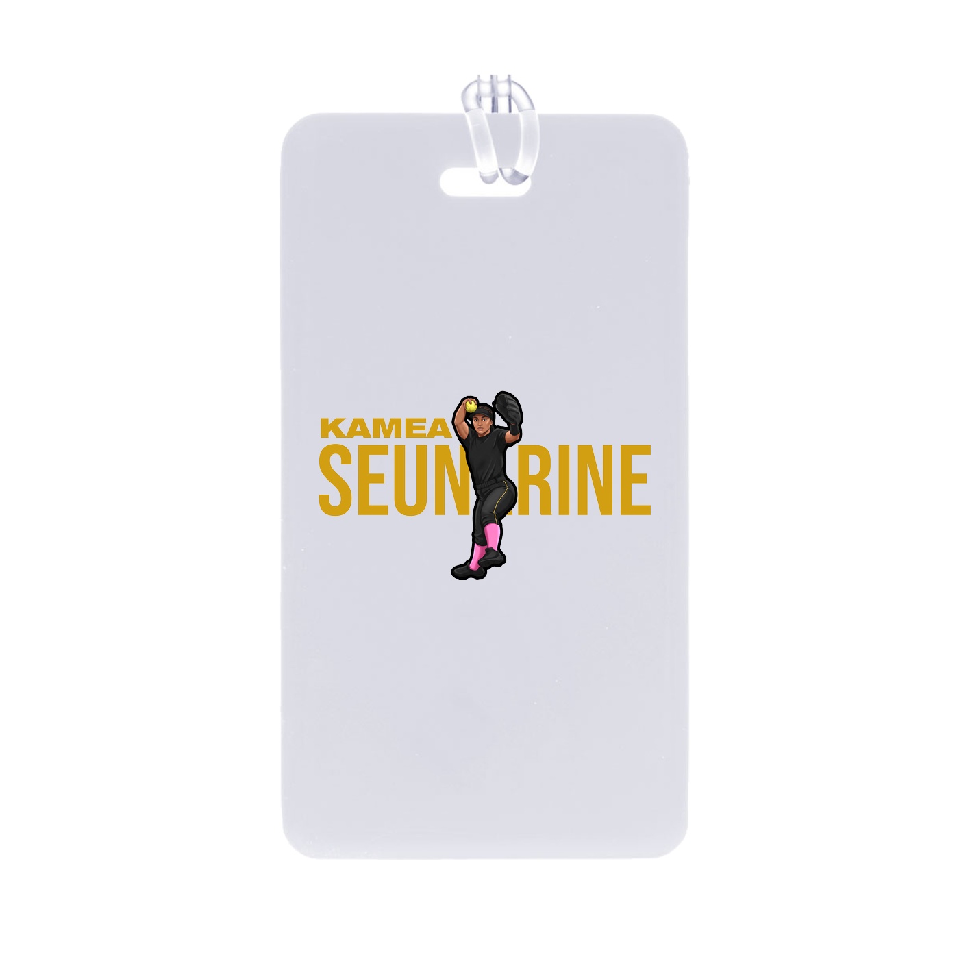 Bag Tag — Player Name in Classic