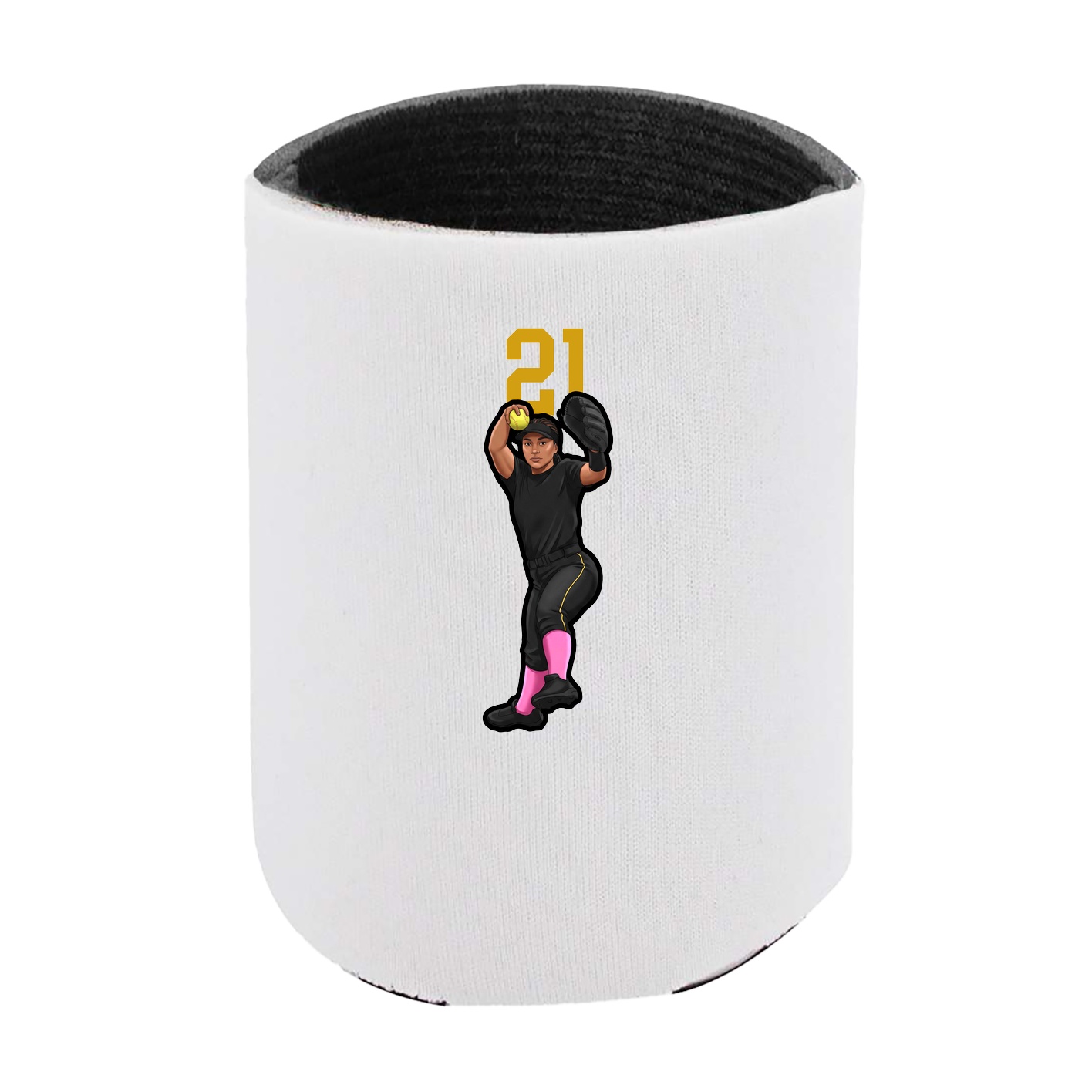 Can Holder — Number Top in White