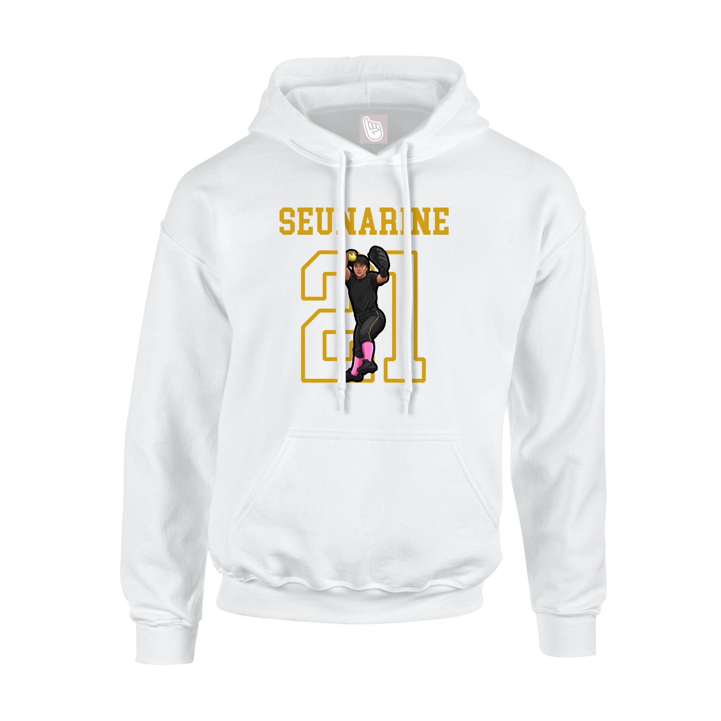 Youth Hoodie — Shirsey in White