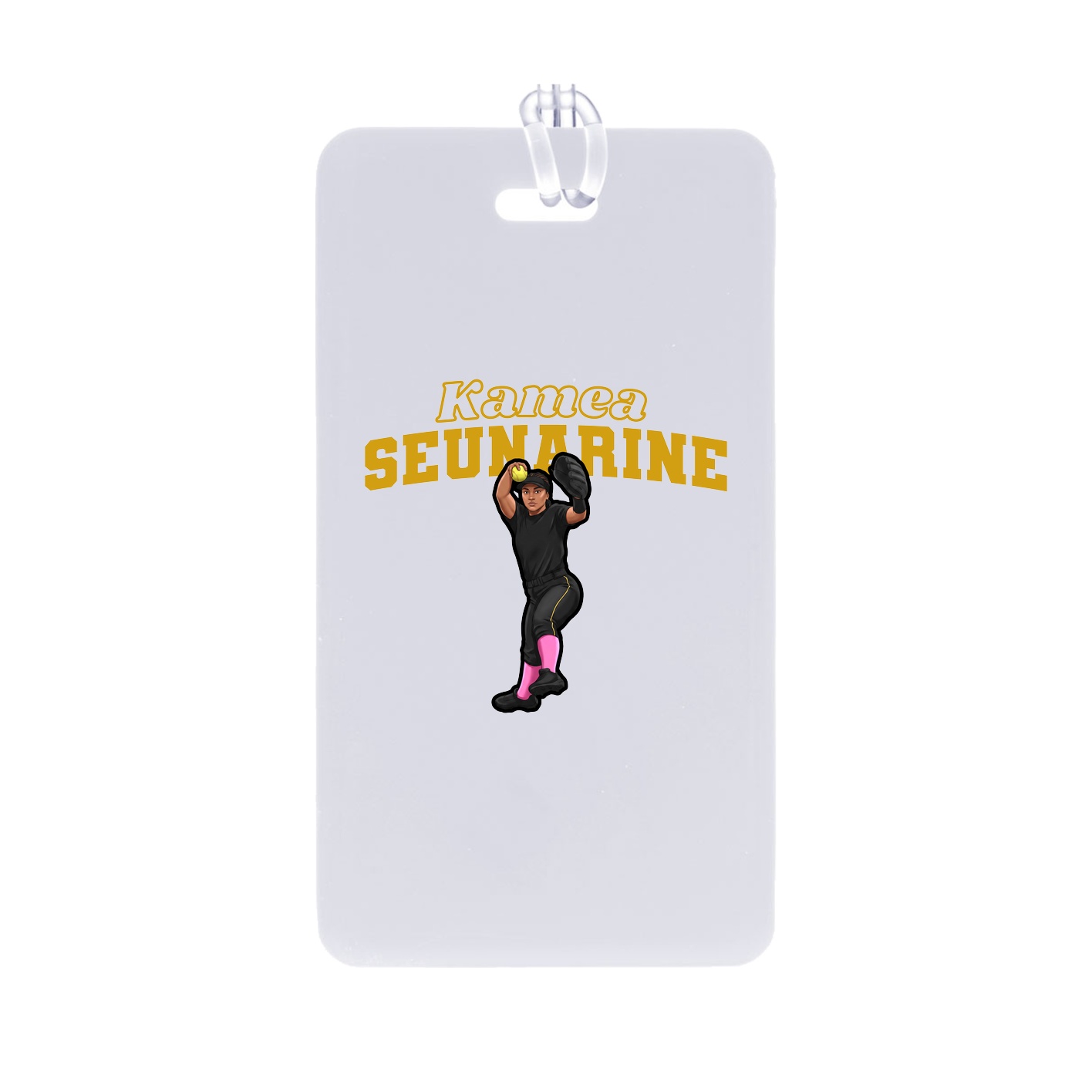 Bag Tag — Name Arch in Classic