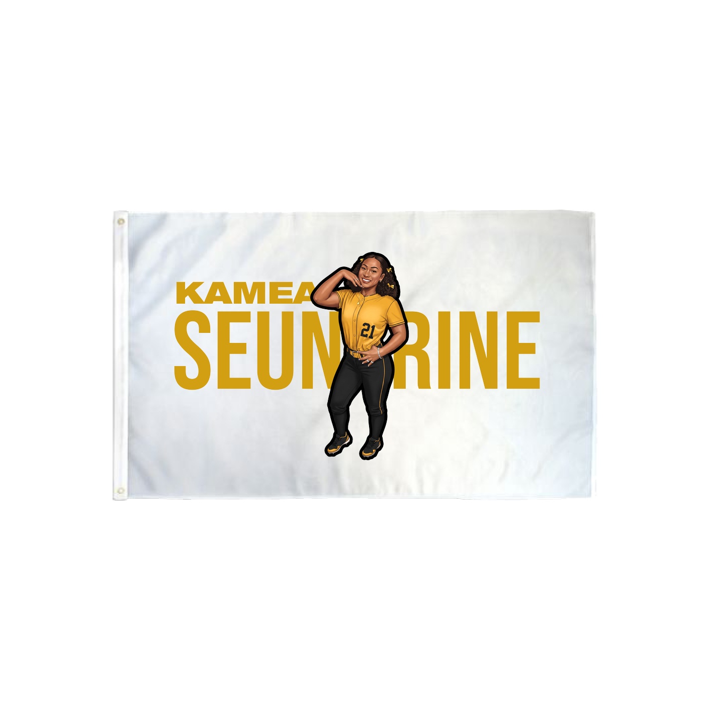 3x5 Flag — Player Name in Classic