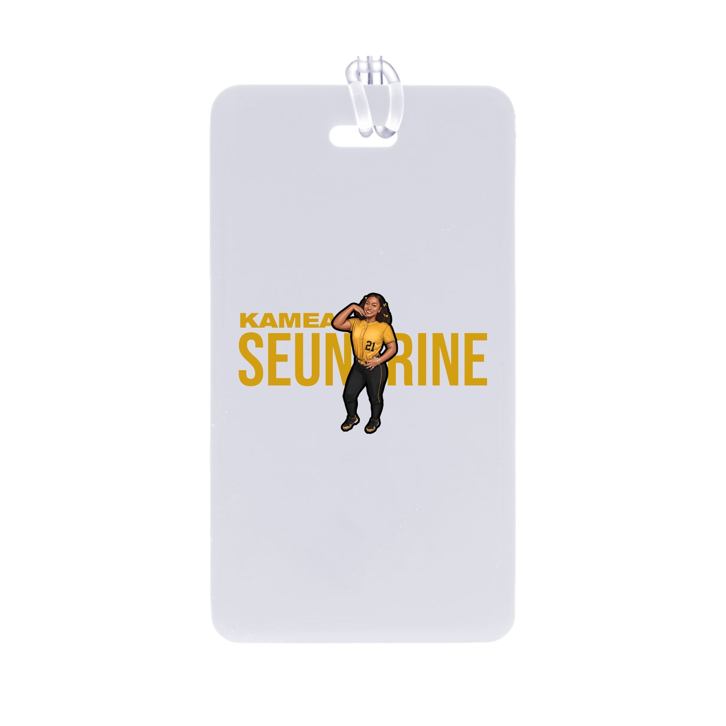 Bag Tag — Player Name in Classic