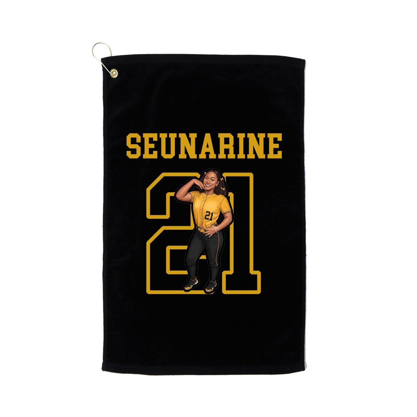 Golf Towel — Shirsey in Black
