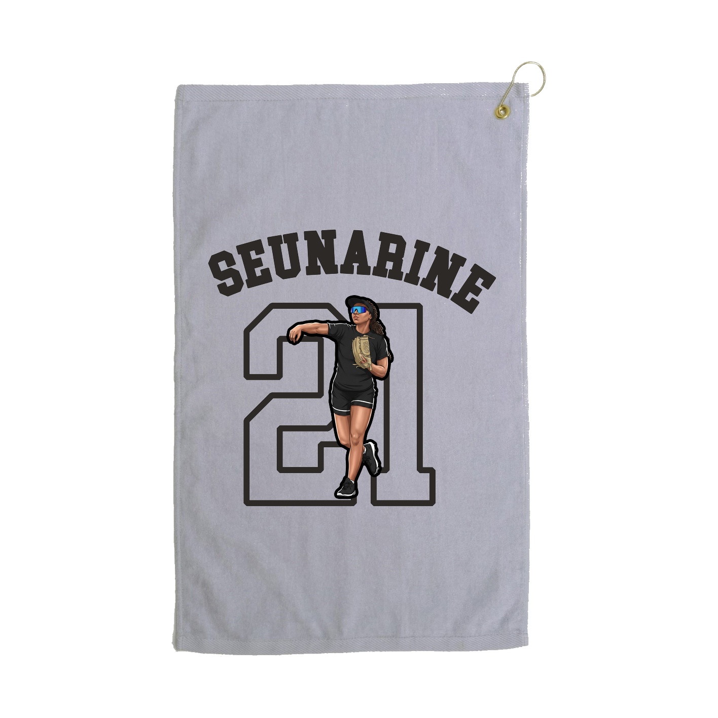 Golf Towel — Shirsey Arch in Grey