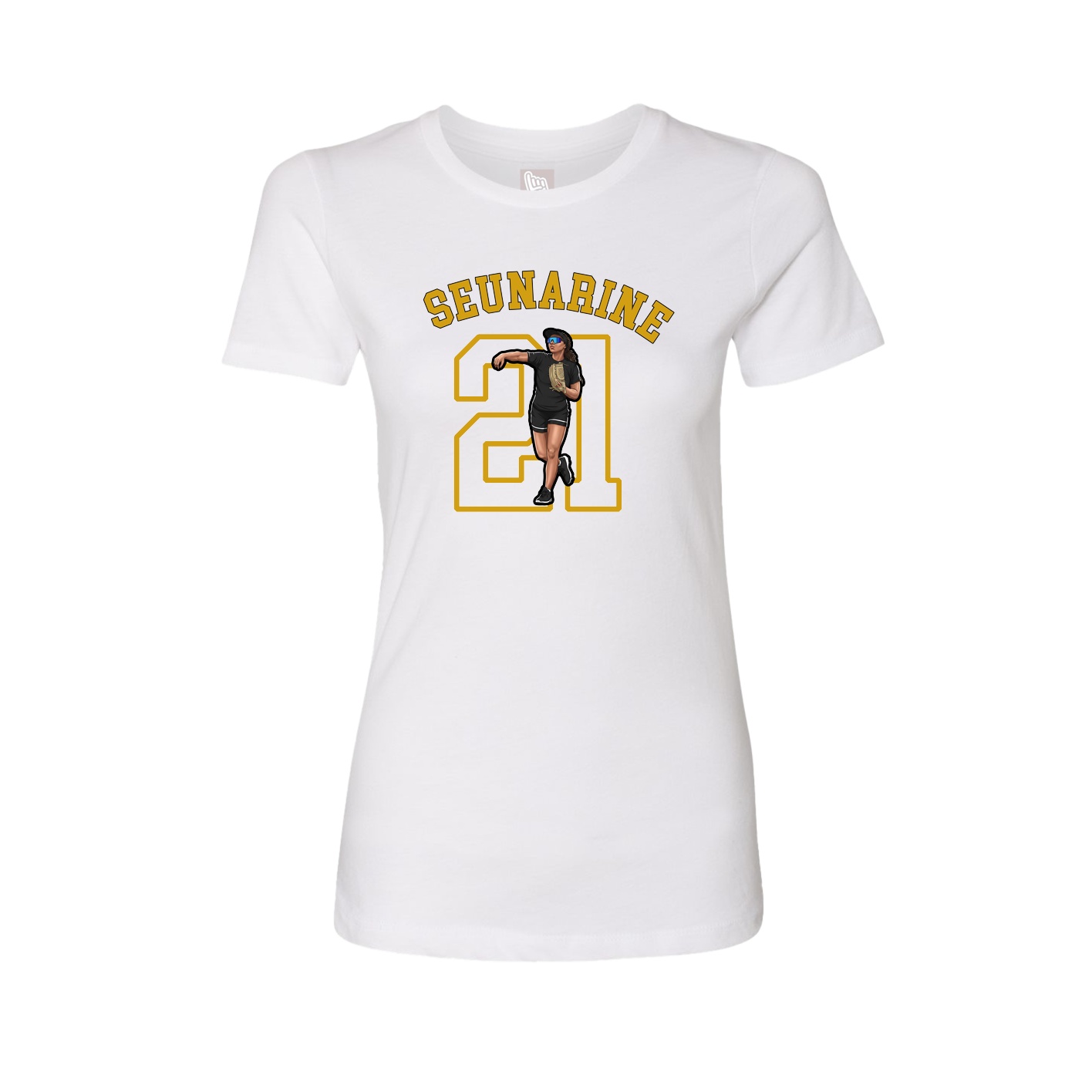 Womens Tee — Shirsey Arch in White