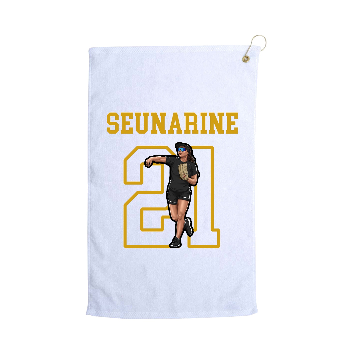 Golf Towel — Shirsey in White