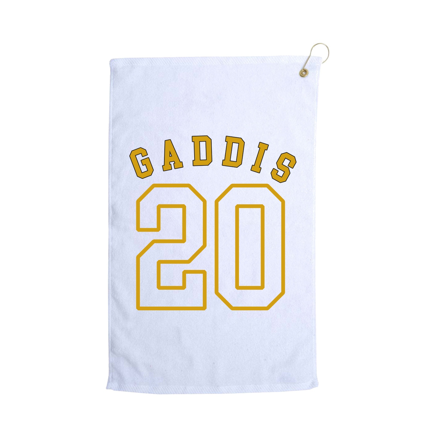 Golf Towel — Shirsey Arch in White