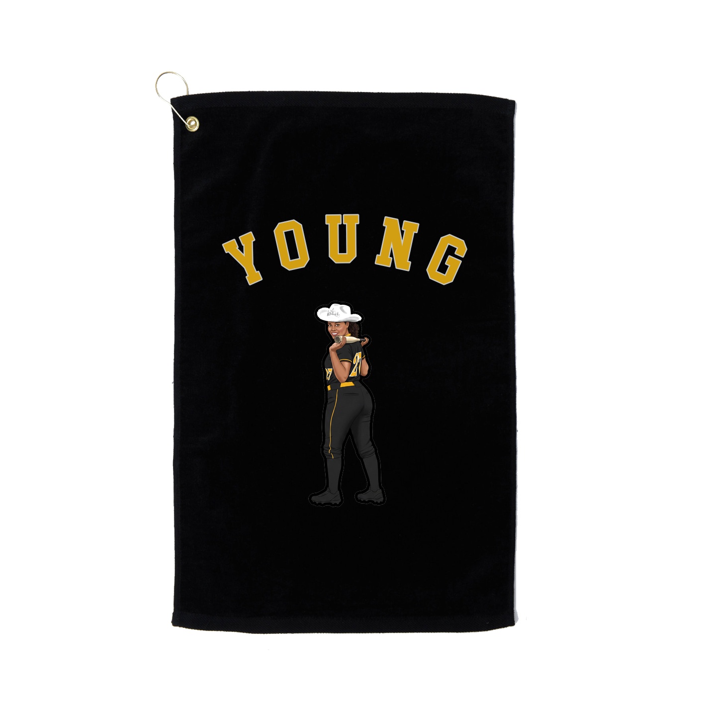 Golf Towel — Shirsey Arch in Black