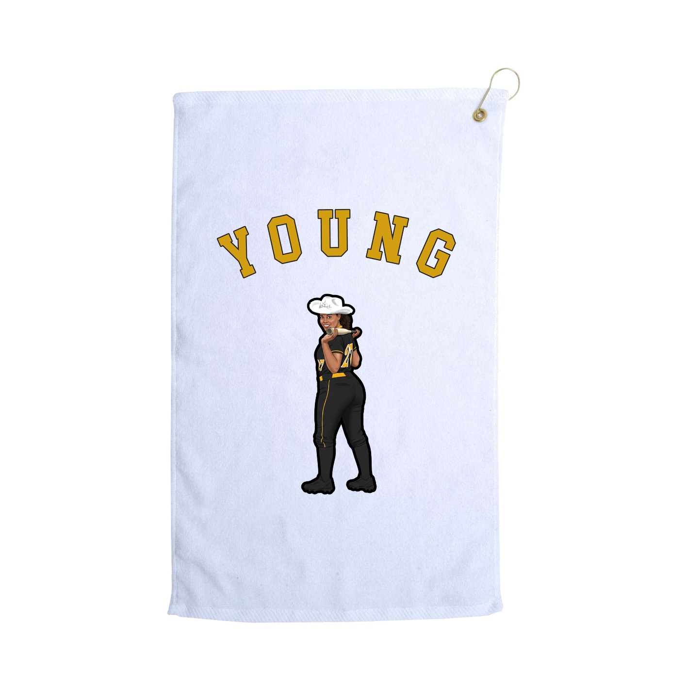 Golf Towel — Shirsey Arch in White