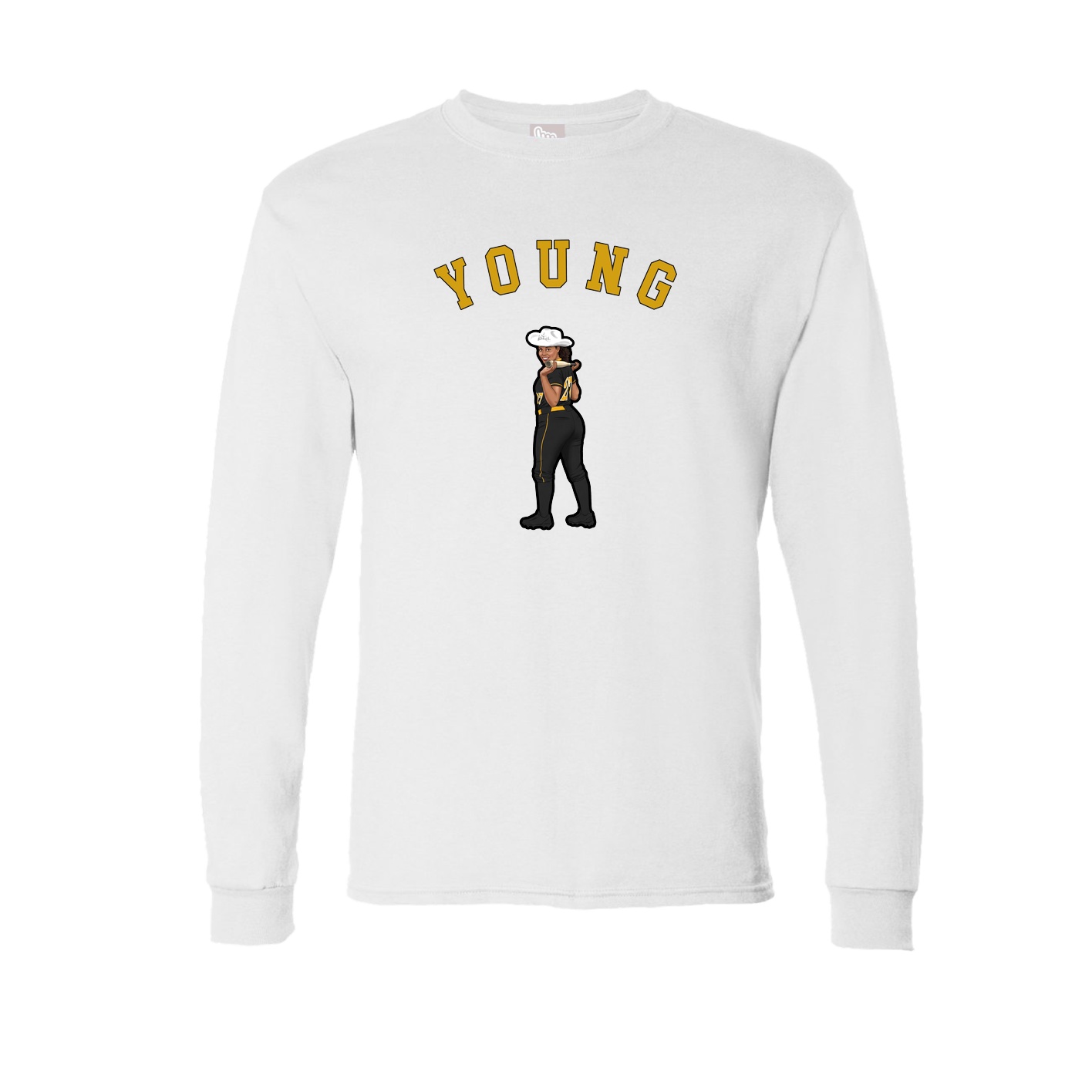 Long Sleeve Tee — Shirsey Arch in White