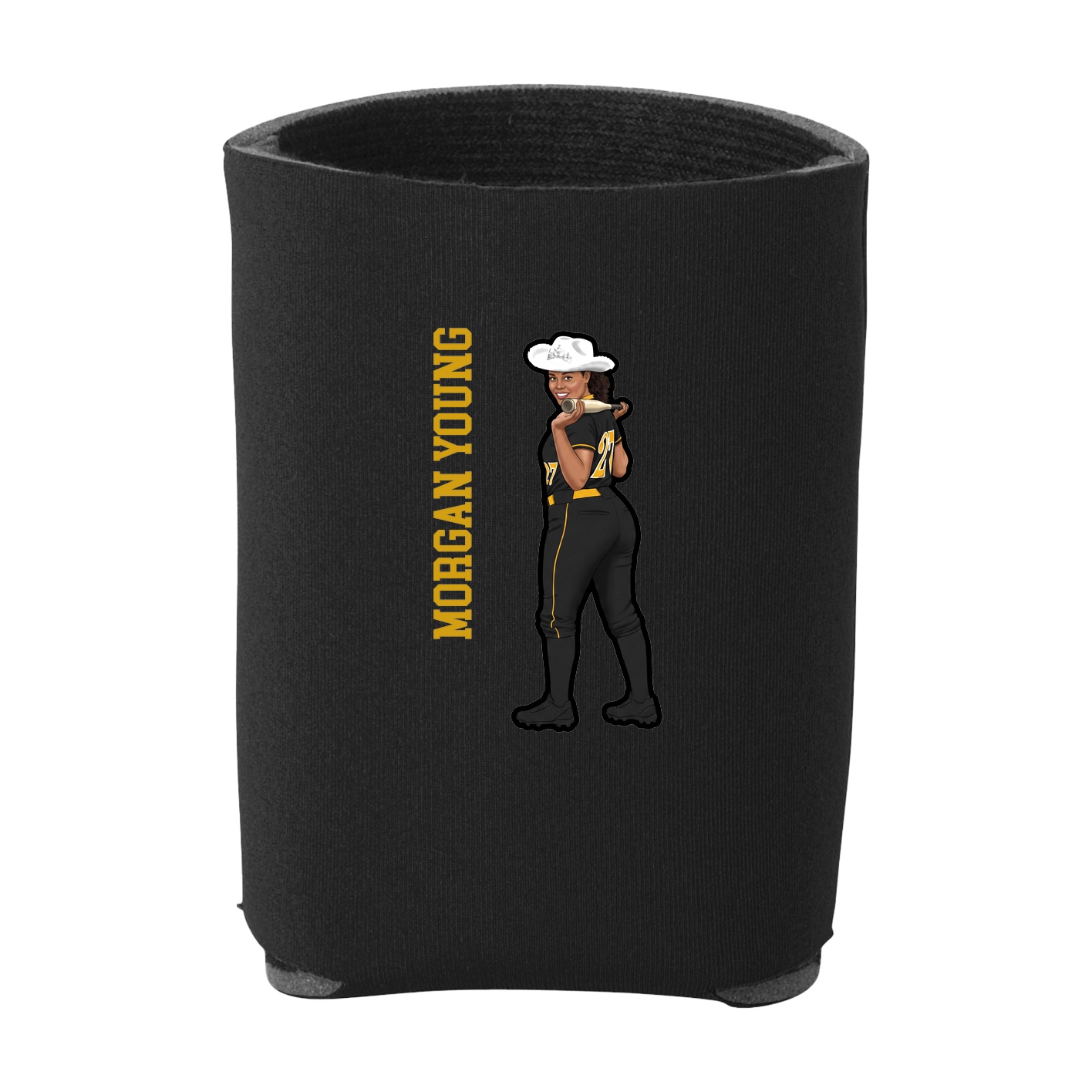 Can Holder — Name Vertical in Black