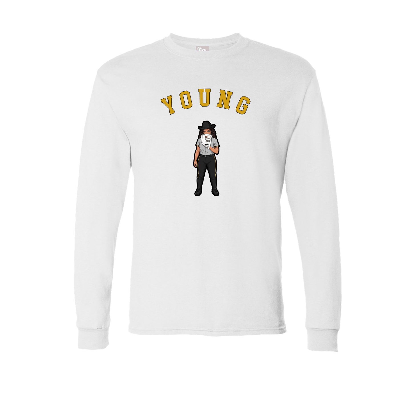 Long Sleeve Tee — Shirsey Arch in White