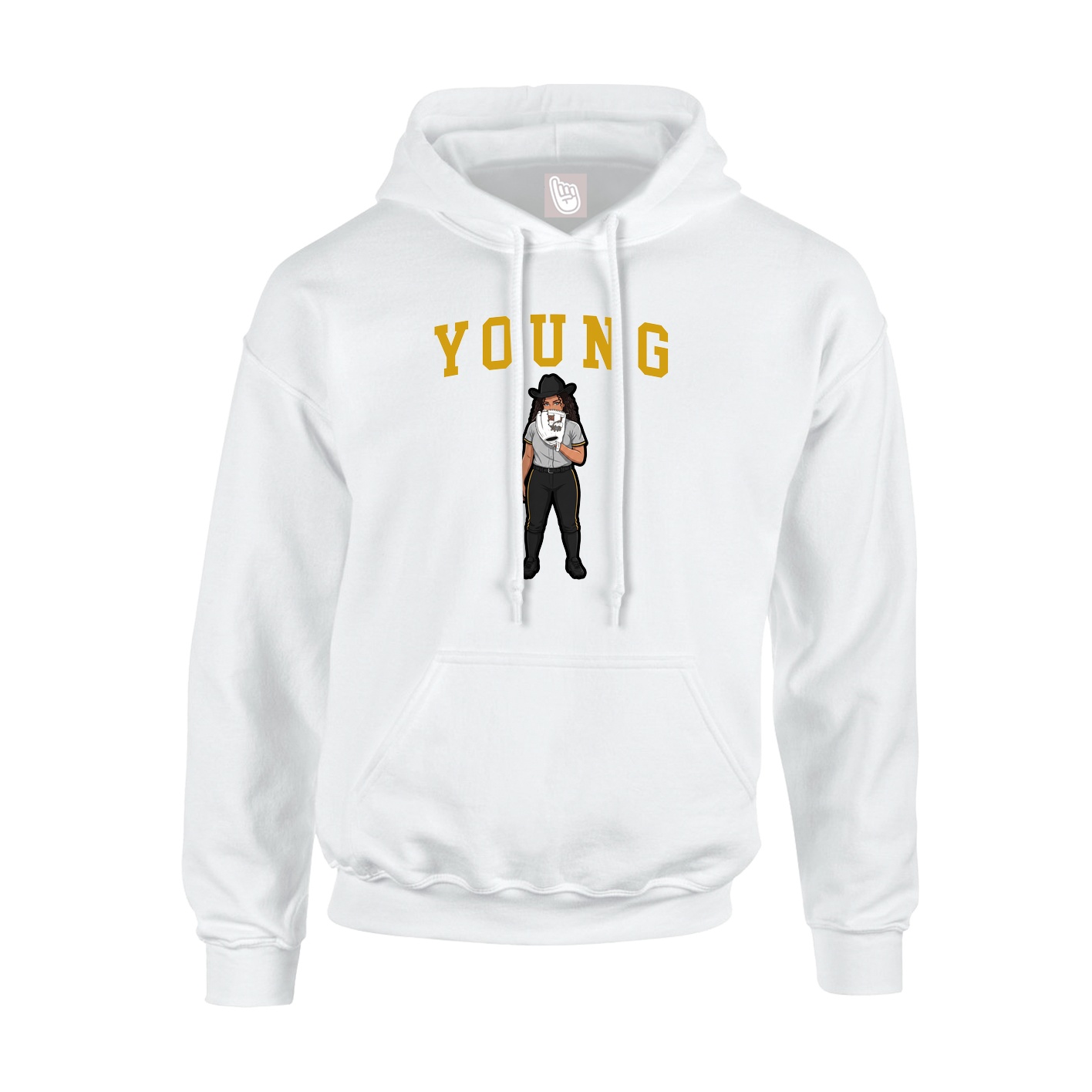 Hoodie — Shirsey in White