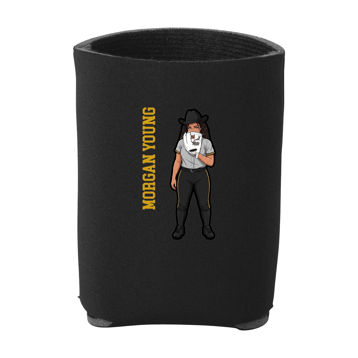 Can Holder — Name Vertical in Black