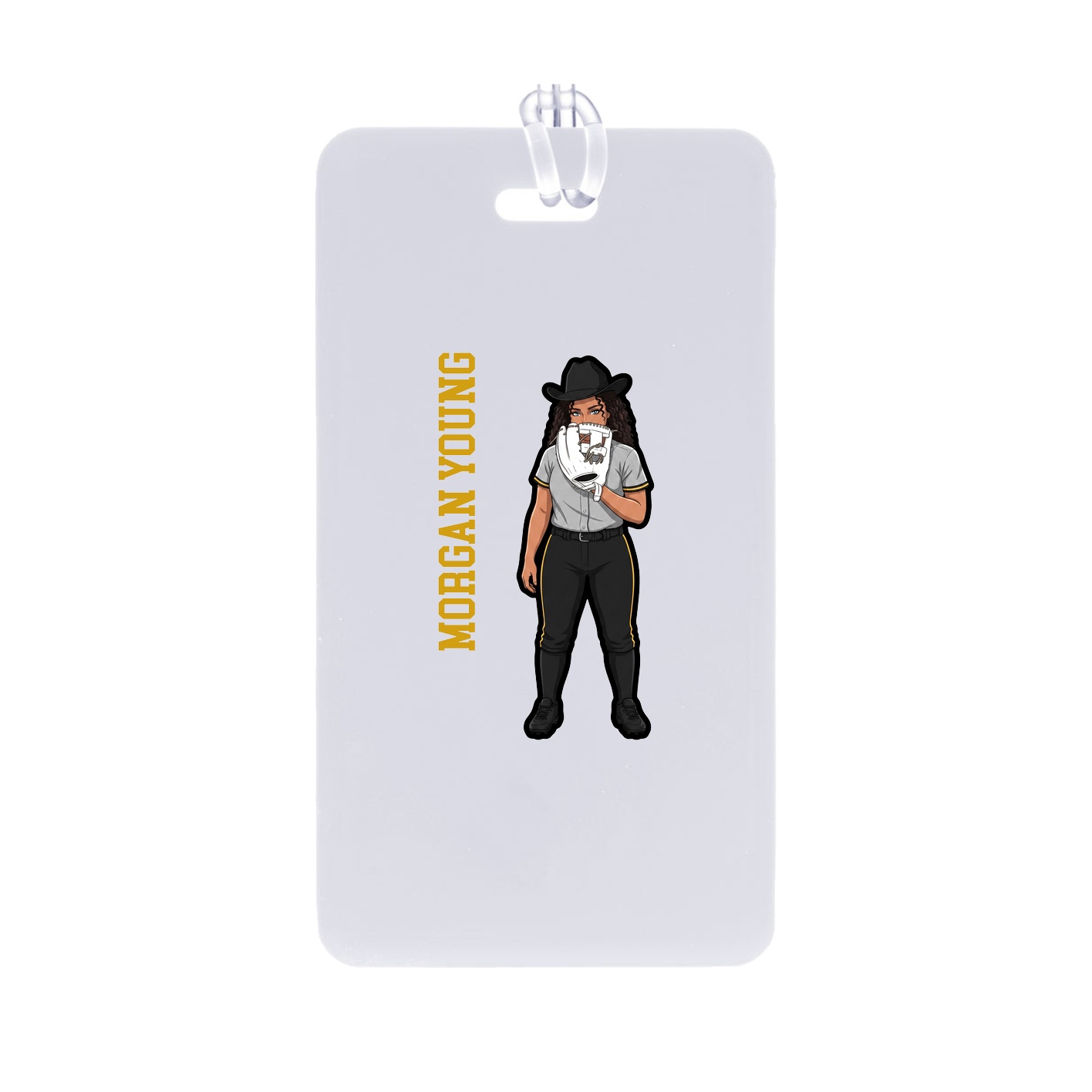 Bag Tag — Name Vertical in Classic