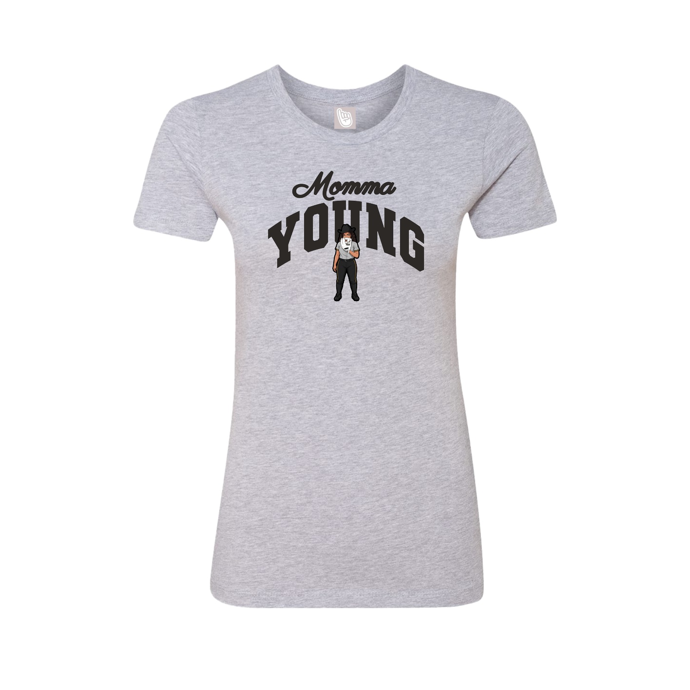 Womens Tee — Mothers Day Arch in Grey