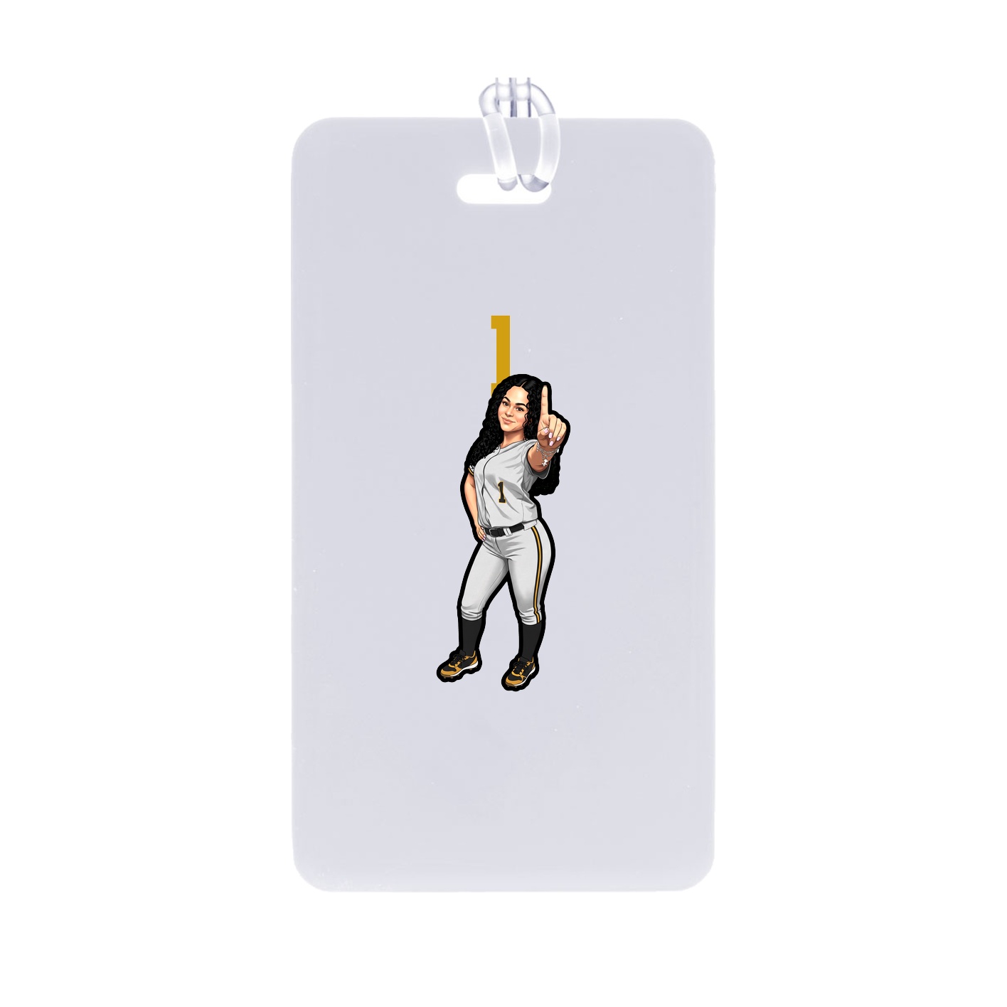 Bag Tag — Number Top in Classic