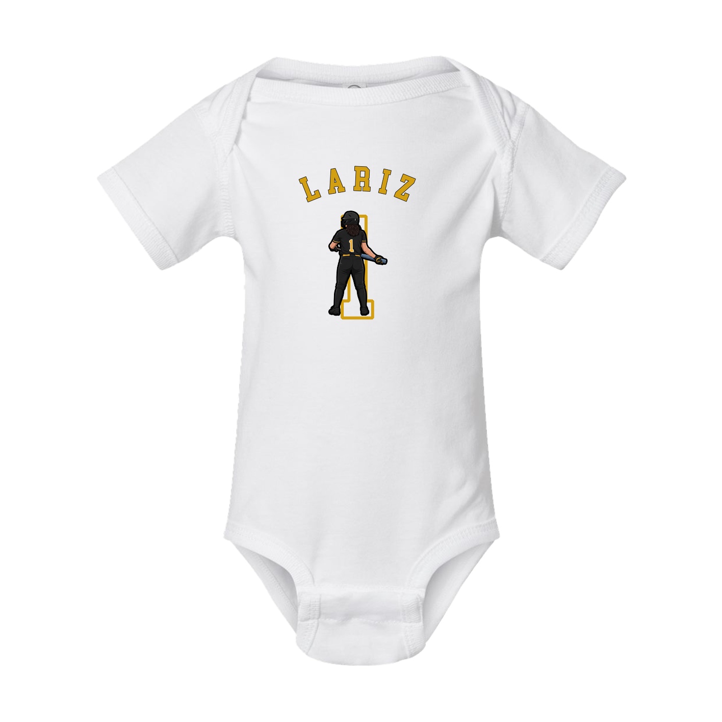 Baby Onesie — Shirsey Arch in White