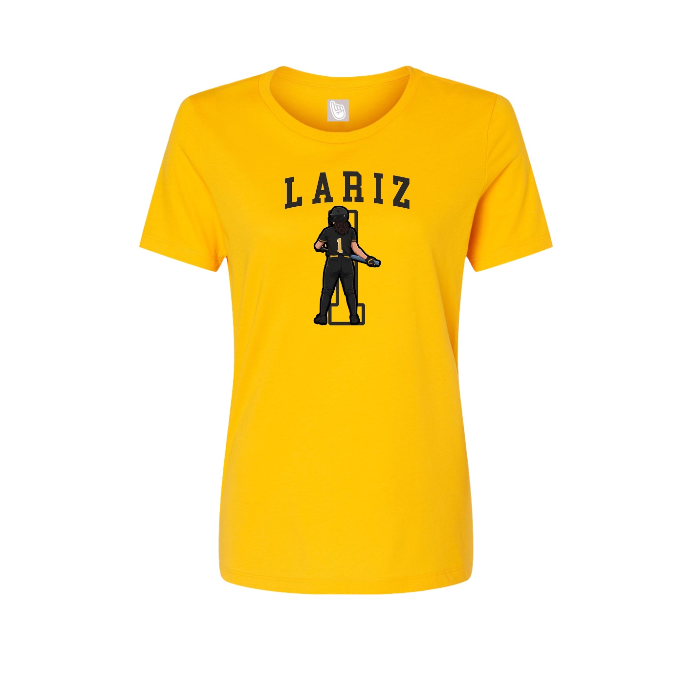 Fitted Women's Tee — Shirsey in Gold