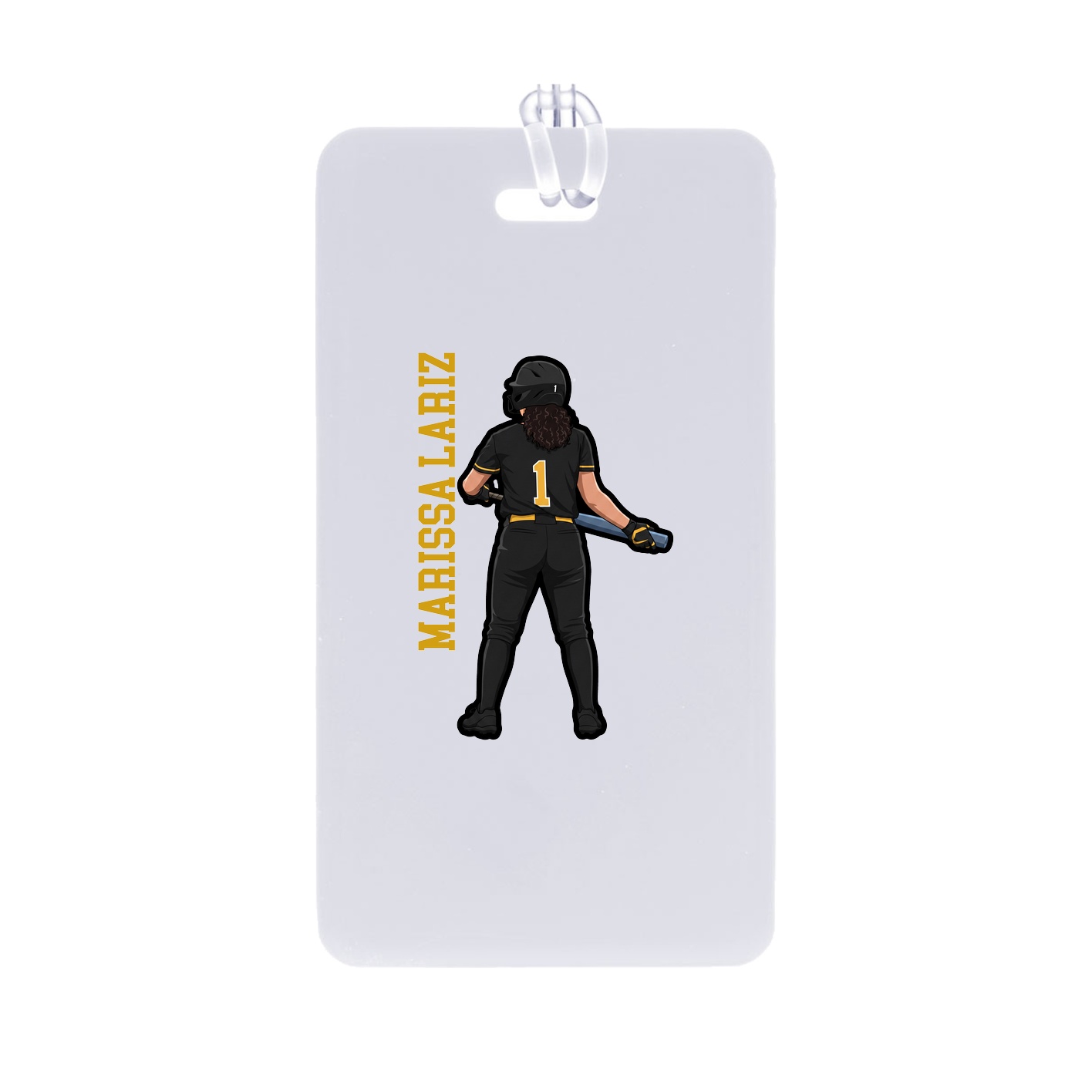 Bag Tag — Name Vertical in Classic