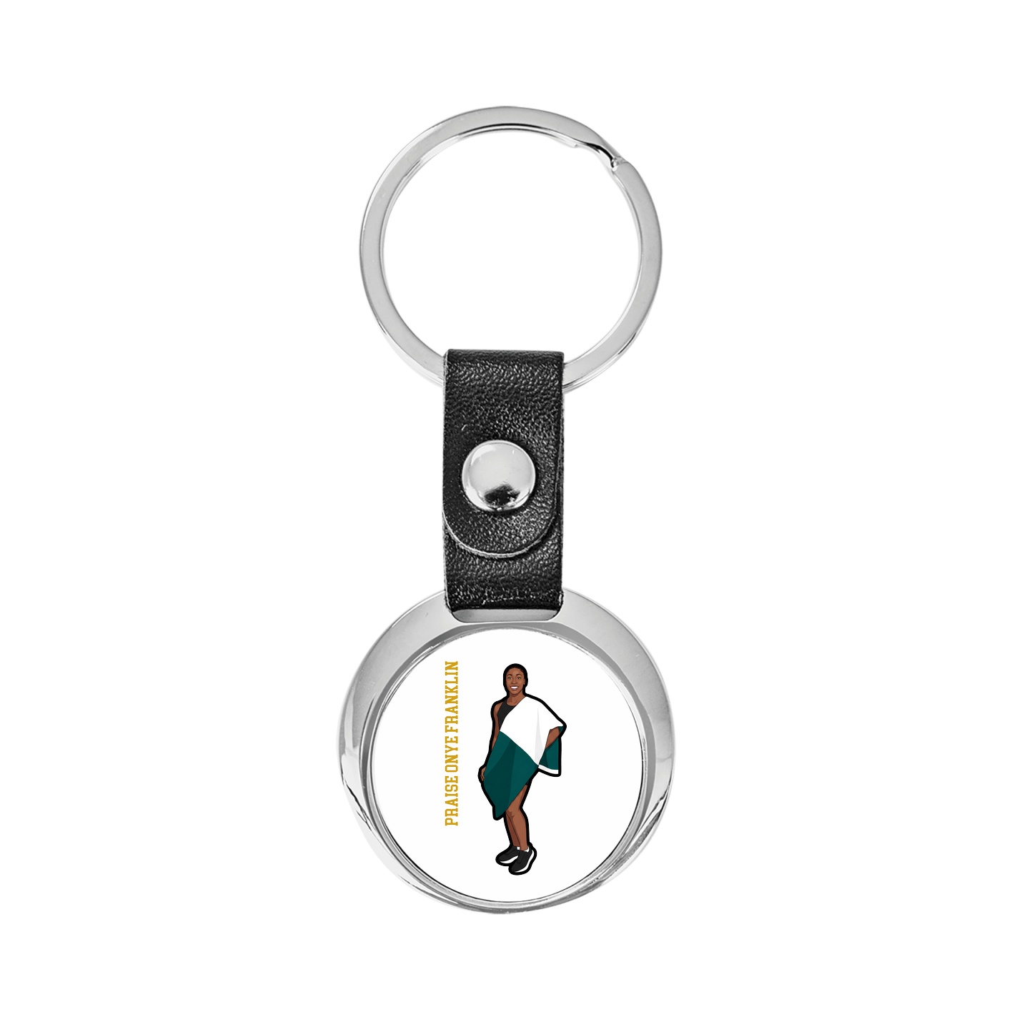 Key Chain — Name Vertical in Classic