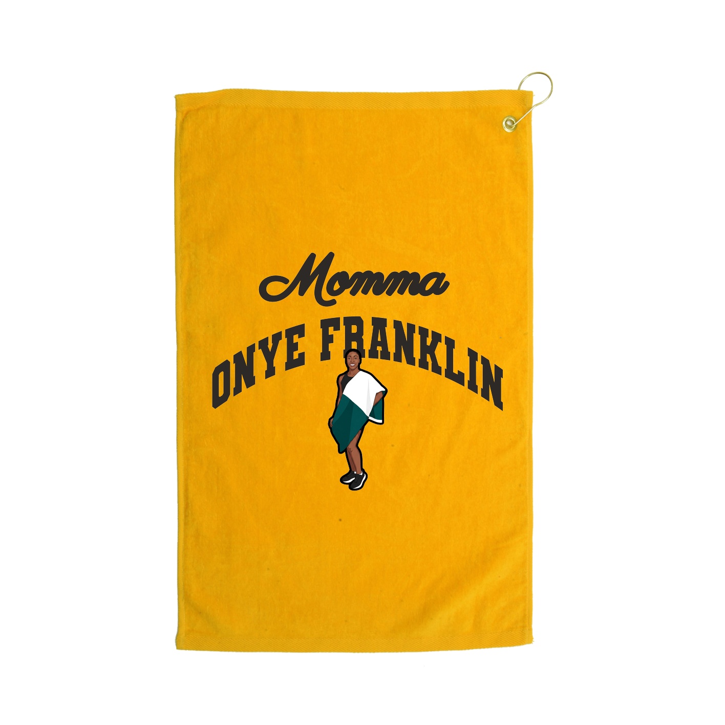 Golf Towel — Mothers Day Arch in Gold
